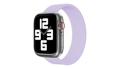Ремешок VLP нейлоновый плетеный для Apple Watch 42/44/45 фиолетовый