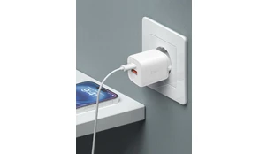 Зарядное устройство Deppa 33W (USB-C + USB-A) белый
