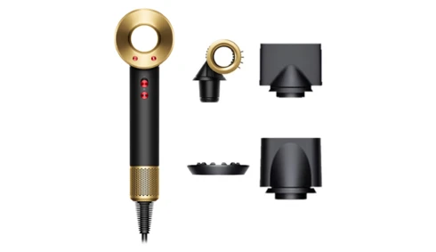 Фен Dyson Supersonic HD15 (Onyx Black/Gold) [Вилка с переходником]