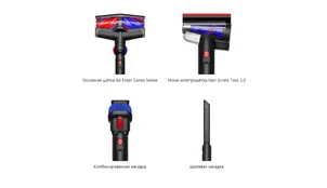 Пылесос Dyson V16 Piston Animal (Matte Black/Copper) [Вилка с переходником]