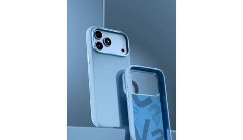 Чехол VLP Aster Pro Case с MagSafe для iPhone 18 Pro голубой