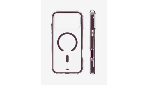 Чехол VLP Bubble Case с MagSafe для iPhone 18 Pro темно-вишневый