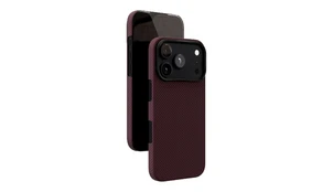 Чехол VLP Kevlar Case с MagSafe для iPhone 18 Pro темно-вишневый
