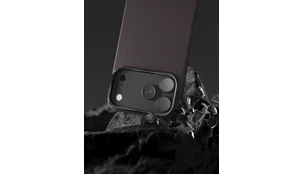 Чехол VLP Kevlar Case с MagSafe для iPhone 18 Pro темно-вишневый