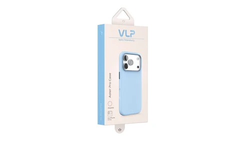 Чехол VLP Aster Pro Case с MagSafe для iPhone 17 Pro голубой