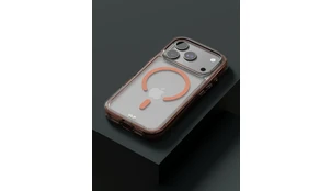Чехол VLP Bubble Case с MagSafe для iPhone 17 Pro оранжевый