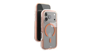 Чехол VLP Bubble Case с MagSafe для iPhone 17 Pro оранжевый