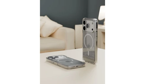 Чехол VLP Diamond Case с MagSafe для iPhone 17 Pro прозрачный