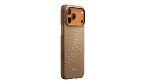 Чехол PITAKA Ultra-Slim Case для iPhone 17 Pro Max Golden Glint, золотой
