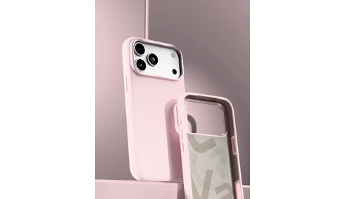 Чехол VLP Aster Pro Case с MagSafe для iPhone 18 Pro Max розовый