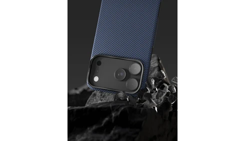 Чехол VLP Kevlar Case с MagSafe для iPhone 18 Pro Max синий
