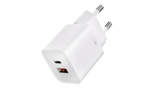 Зарядное устройство VLP G-Charge 30W (USB-C + USB-A) PD, QC белый