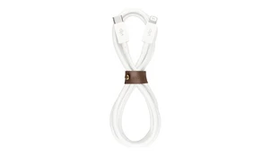 Кабель VLP Nylon Cable USB-C - Lightning MFi (1.2 м) белый
