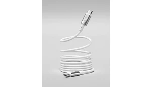 Кабель VLP Force Line Magnet USB-C - USB-C 100W (1.5 м) белый