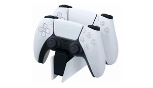 Sony зарядная станция DualSense на два геймпада для PS5 белый/черный
