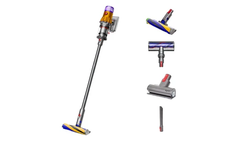 Пылесос Dyson V12 Detect Slim Absolute (Yellow/Nickel) [Вилка с переходником]